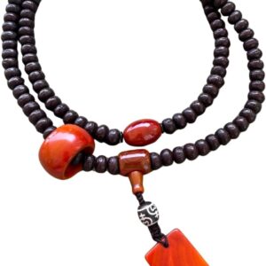 Authentic Tibetan Mala Prayer Necklace, 108 Beads