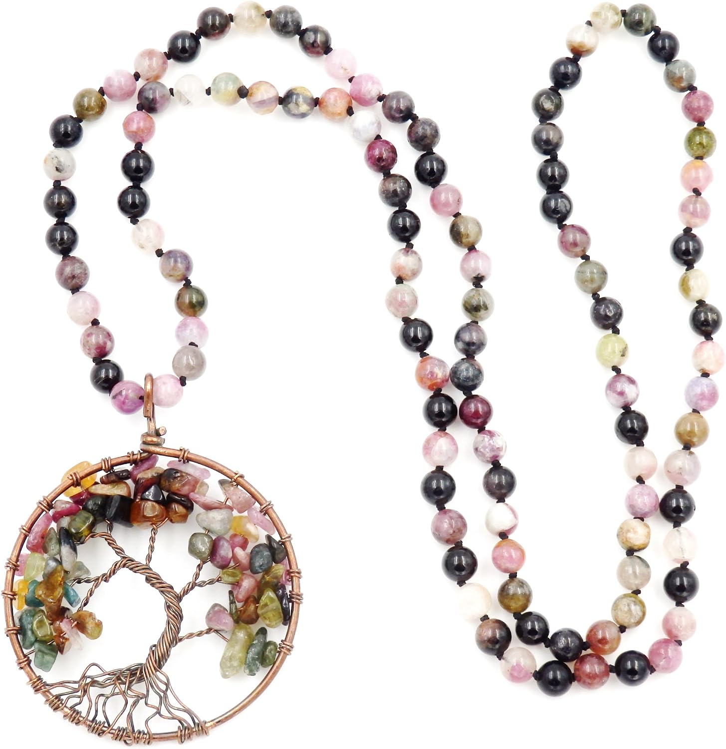 Handmade Buddhist Mala Beads Necklace 108 Stone