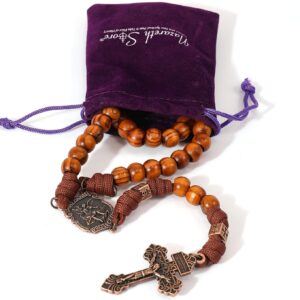 St. Michael Paracord Rosary – Rugged Catholic Necklace