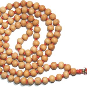 IS4A 109-Bead Tulsi Japa Mala Prayer Necklace