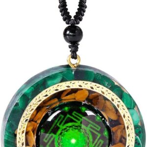 Day Day Up Orgonite Necklace - Sri Yantra Pendant