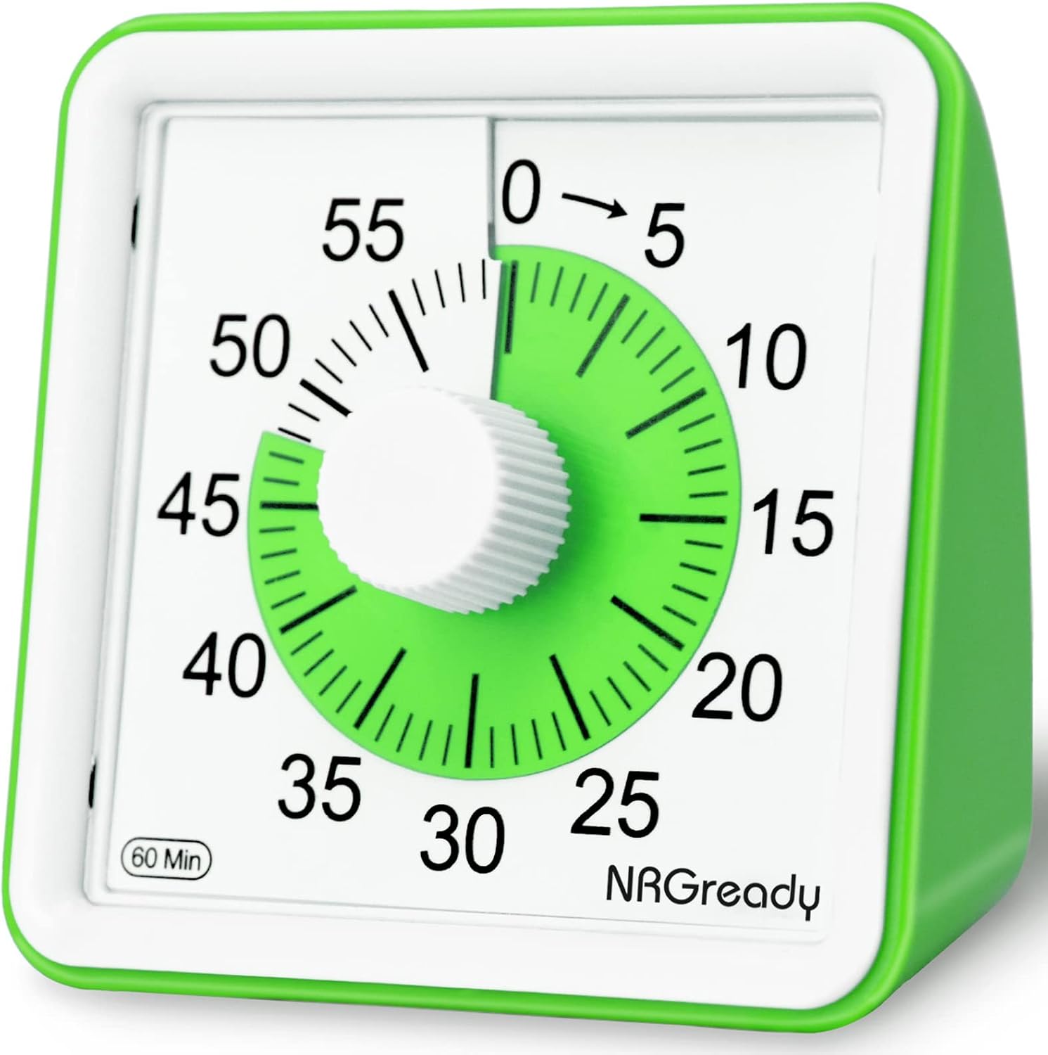 Visual Timer 60-Minute Countdown, Silent & Easy-to-Use