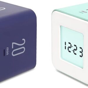 mooas Dual Timer Bundle: Violet & Mint (1-30 Min) Clock & Timer