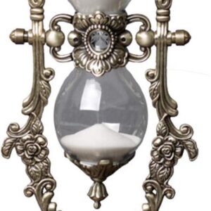 15-Minute Golden Hourglass Timer – Vintage Desk Decor
