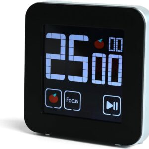 Fooocus Pomodoro Timer – 25/5 Min Mode, Color Touch Screen