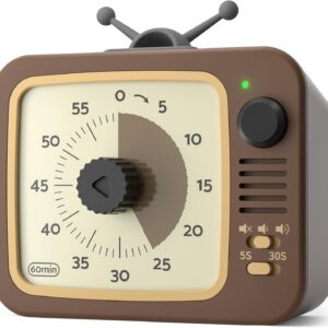 LIORQUE Visual Timer for Kids & Office, 60-Min Countdown