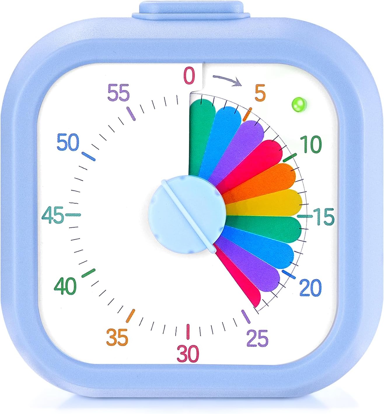 Mwellewm Visual Timer, 60 Min Countdown, Kids & Study Use