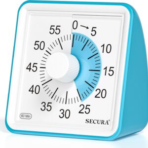 Secura 60-Minute Visual Timer, Blue