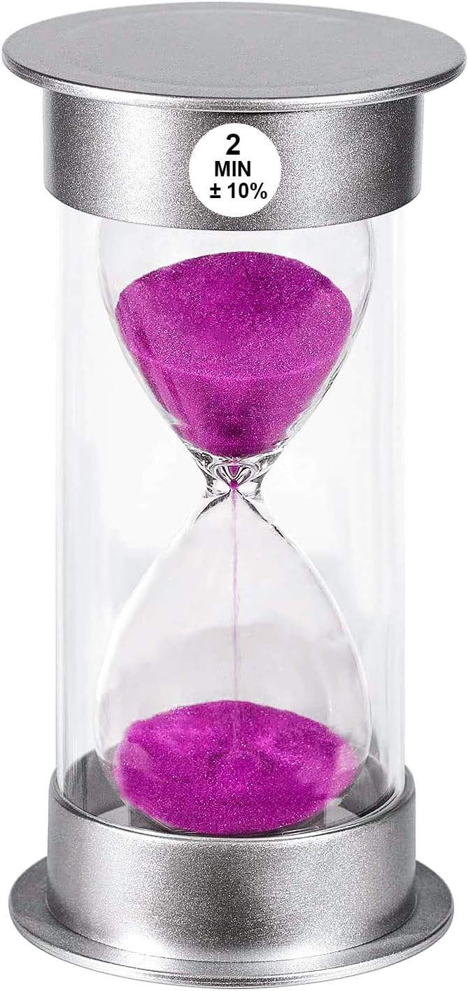 SuLiao 2-Minute Colorful Hourglass Timer - Blue Sand