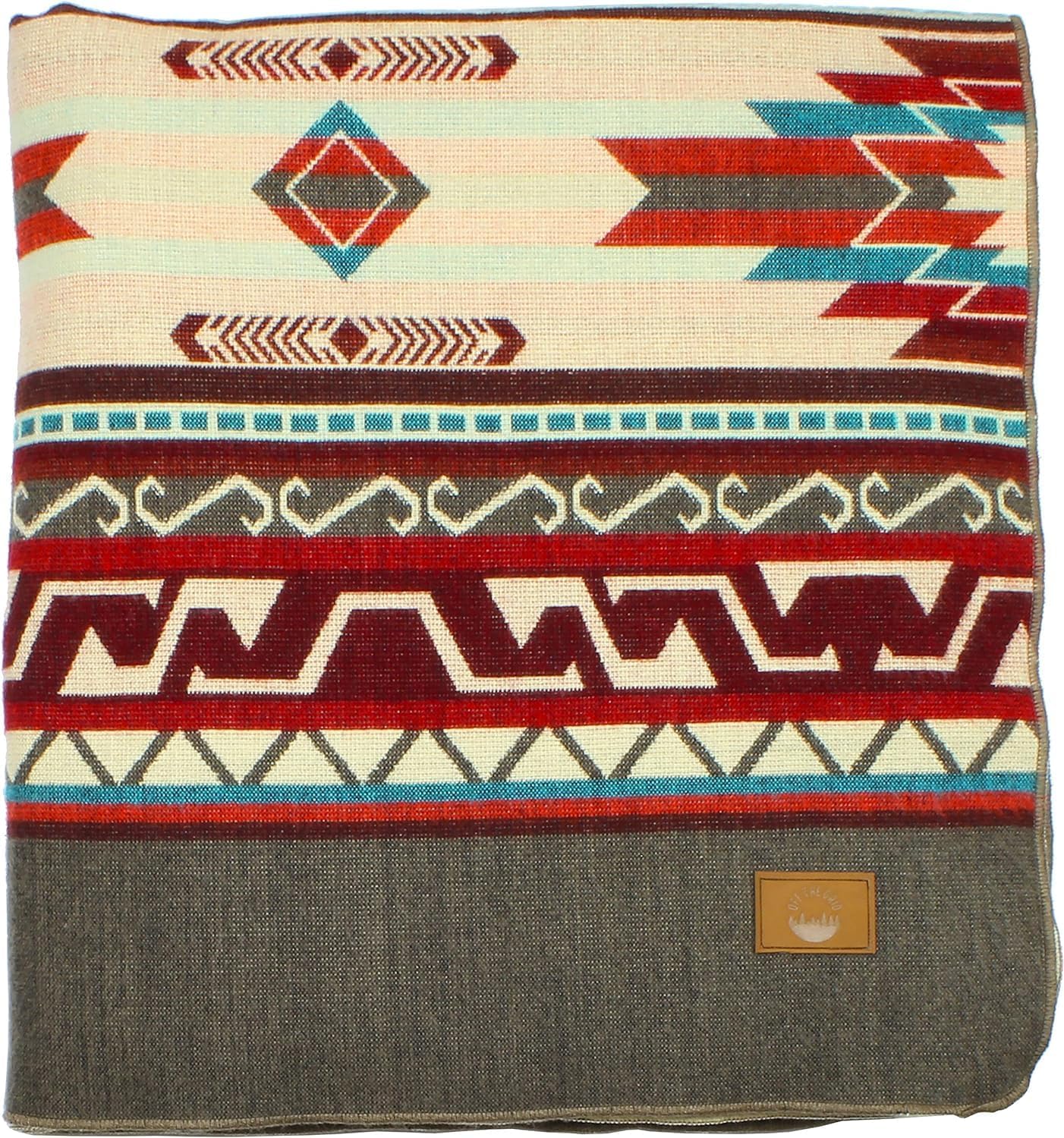 Inca Aztec Throw Blanket - Queen/King | Southwestern Boho Style