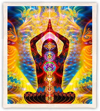 Chakra Throw Blanket - Soft Sherpa Meditation Blanket