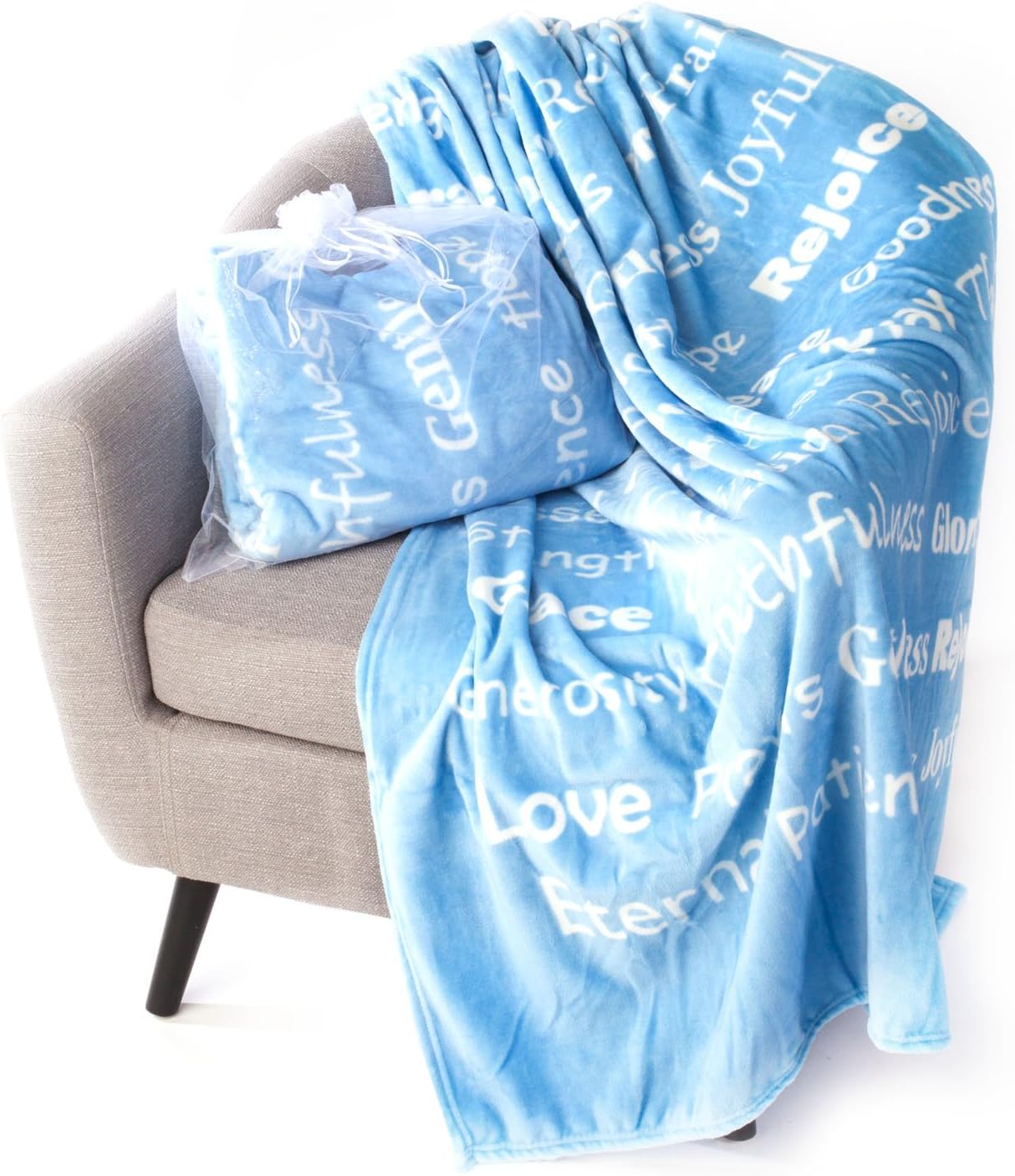 Faith-Inspired Christian Blanket – Soft Plush Throw