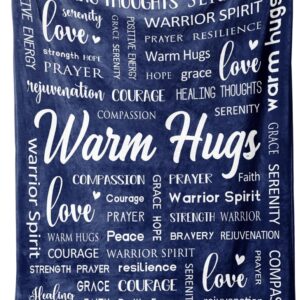 Afterprints Warm Hugs Healing Blanket - Cancer Gift for Women & Men