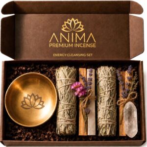 Anima Energy Cleansing Set – Sage, Palo Santo & Crystals