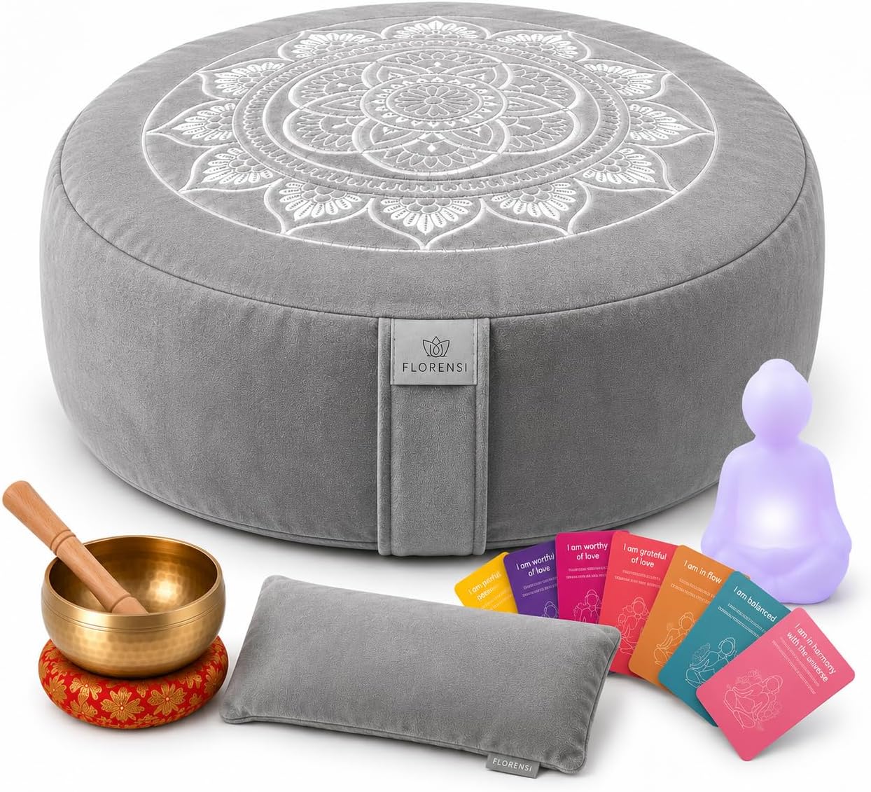 Premium Meditation Set with Zafu & Accessories