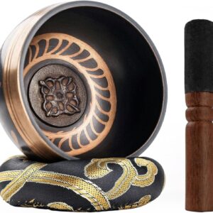 DomeStar Tibetan Singing Bowl Set - Meditation & Stress Relief
