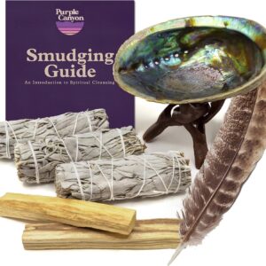 Purple Canyon Beginner's Smudge Kit - Sage & Palo Santo Set