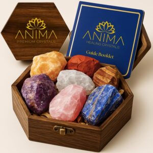 Anima Premium 7-Stone Chakra Healing Crystal Set