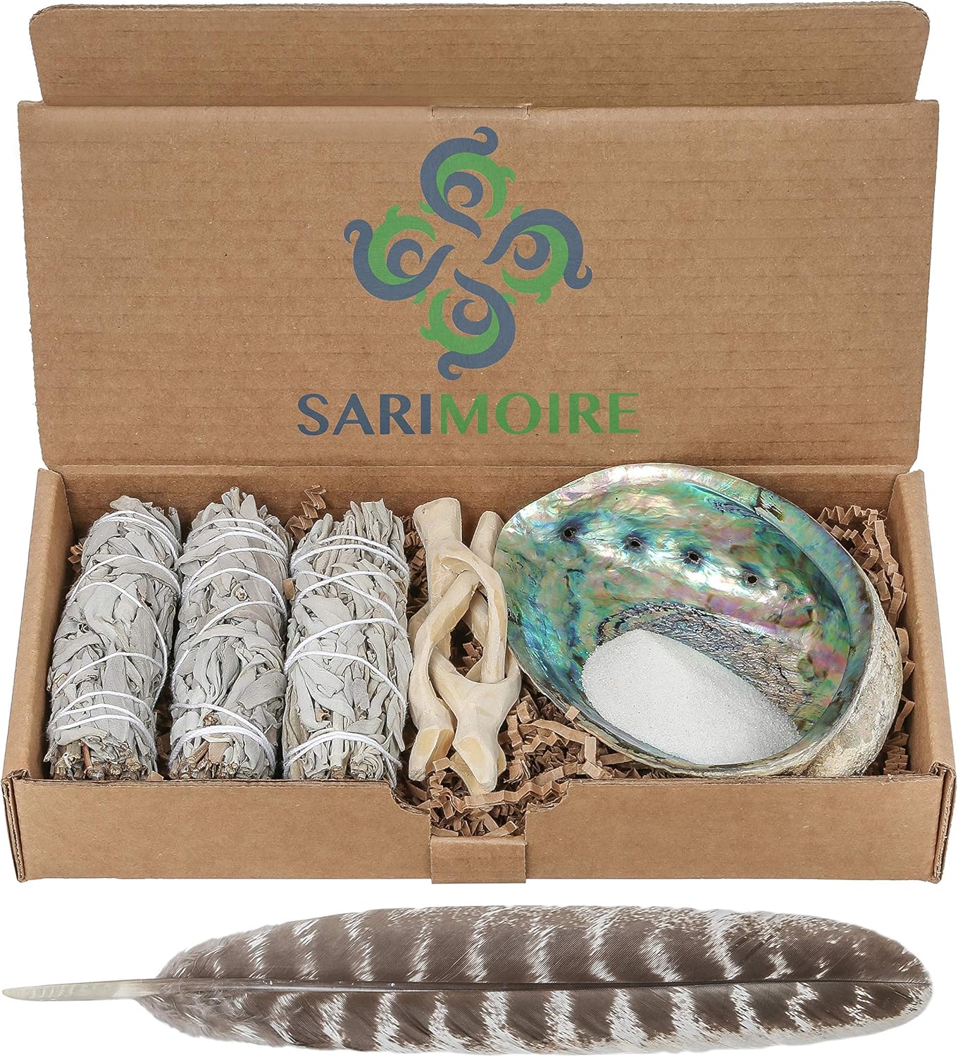 Sage Smudge Kit – White Sage & Abalone Shell Set