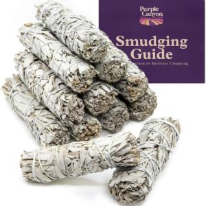 Purple Canyon Sage Smudge Kit - 12 Pack - White Sage Sticks
