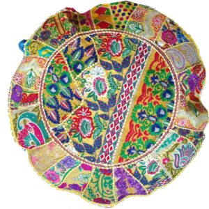 Rastogi Meditation Pillow - Handmade Ombre Yoga Cushion