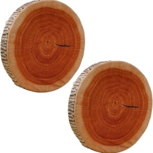 Soft Round Floor Pillows - 2-Piece Set for Comfort & Style