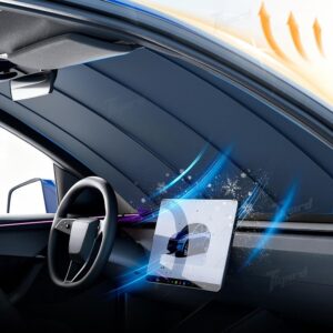 Auto Sunshade for Tesla Model 3/Y - Smart Retractable Sun Protection