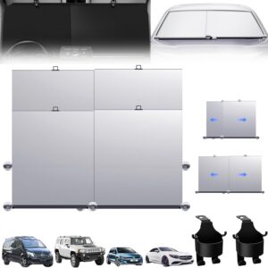 2024 Retractable Car Sunshade - UV & Heat Protection, 2PCS