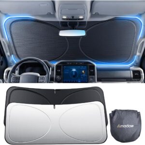 SUV Windshield Sun Shade for Large Vehicles | Blocks UV Heat | M Size
