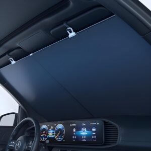 Retractable Windshield Sunshade – Blocks UV & Glare Fast