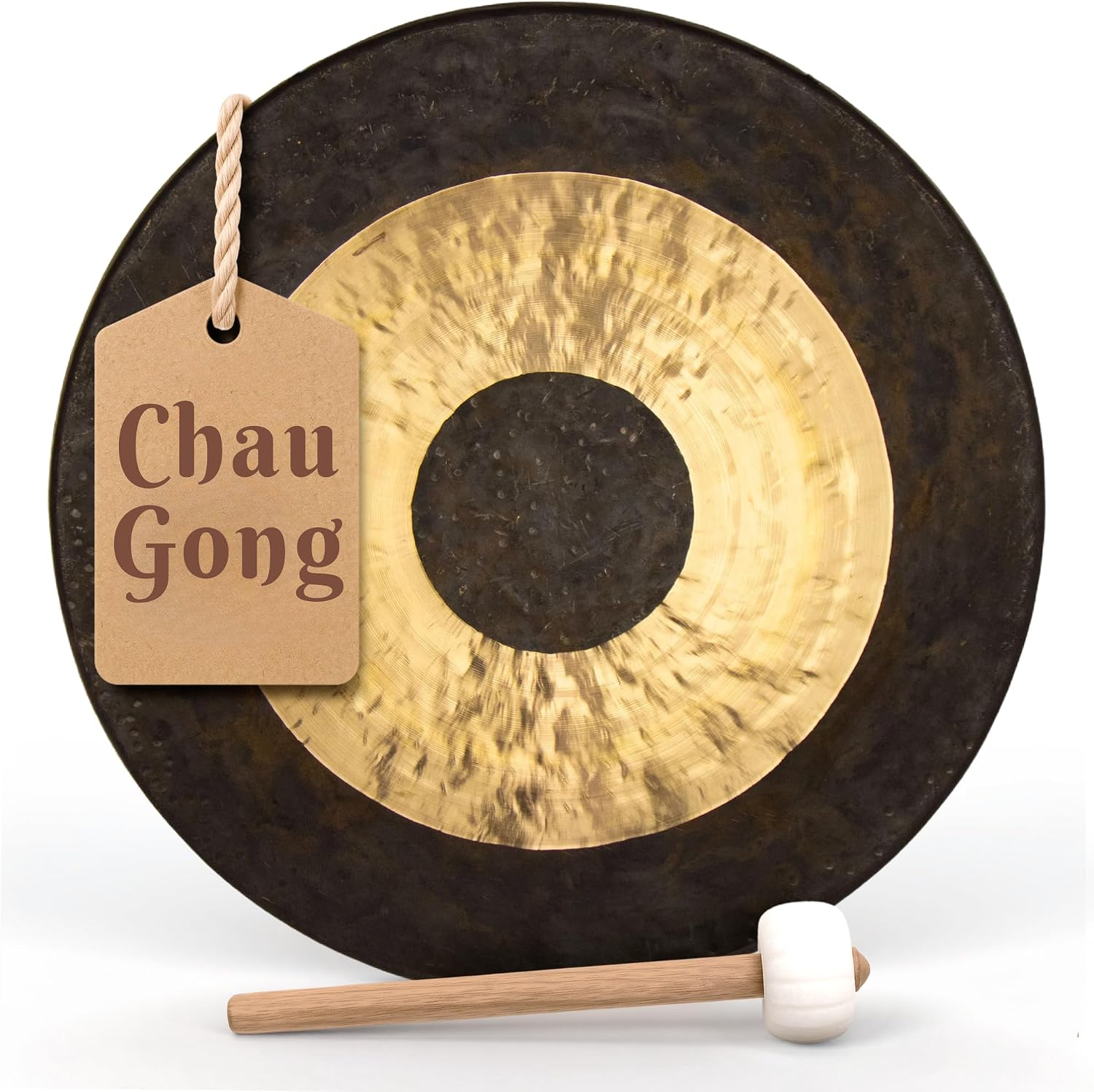 Handcrafted 8" Chinese Chau Gong – Meditation & Sound Healing