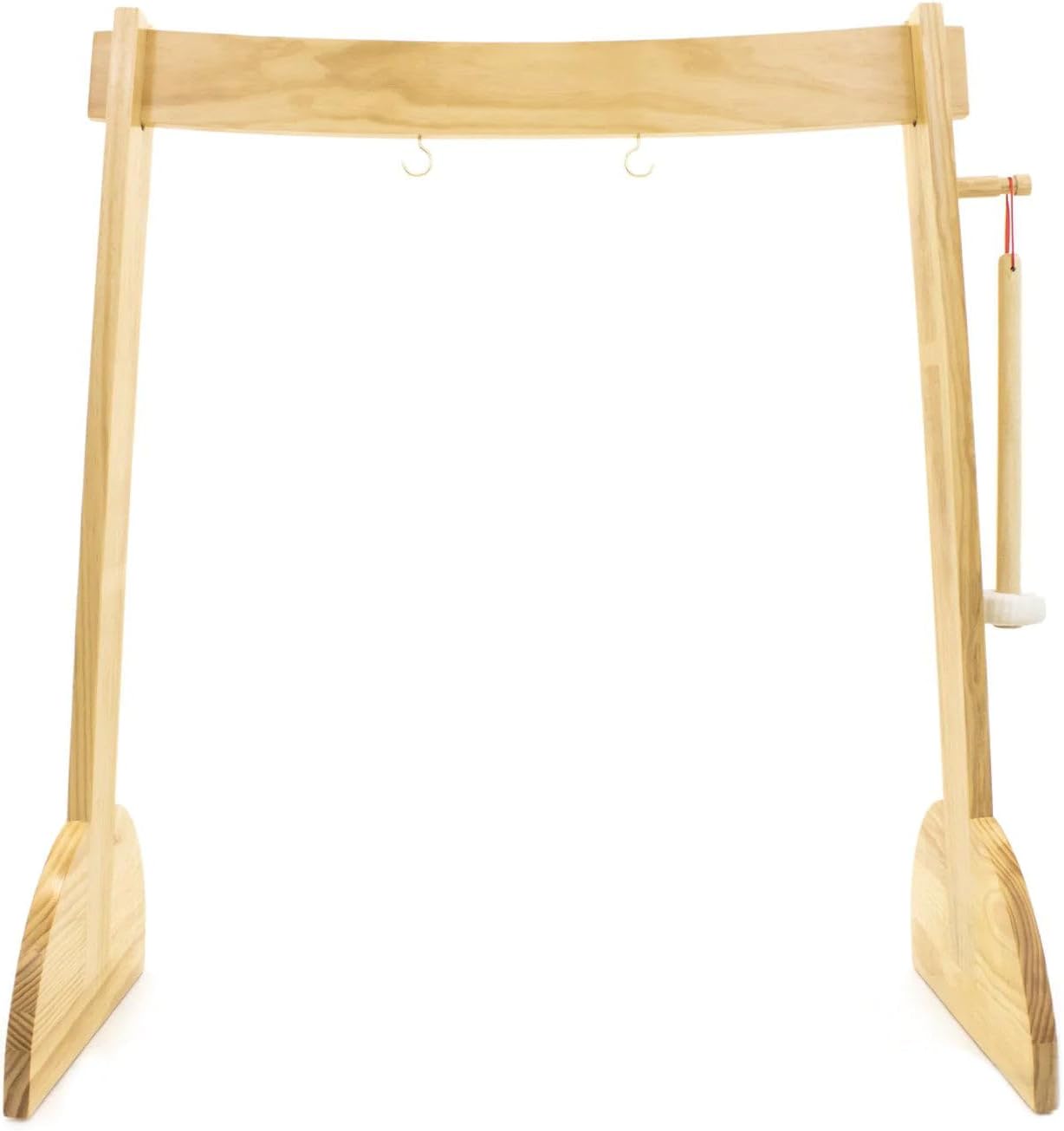 Unlimited Wood Gong Stand w/ Mallet (24"-40")