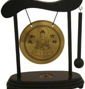 Brass Feng Shui Gong - Zen Art Desk Bell
