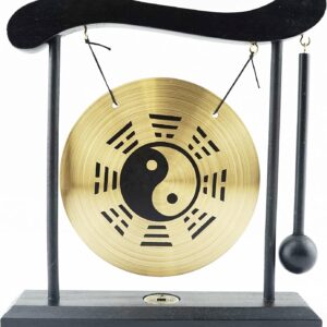 Zen Feng Shui Desktop Gong Chime - Wealth & Harmony
