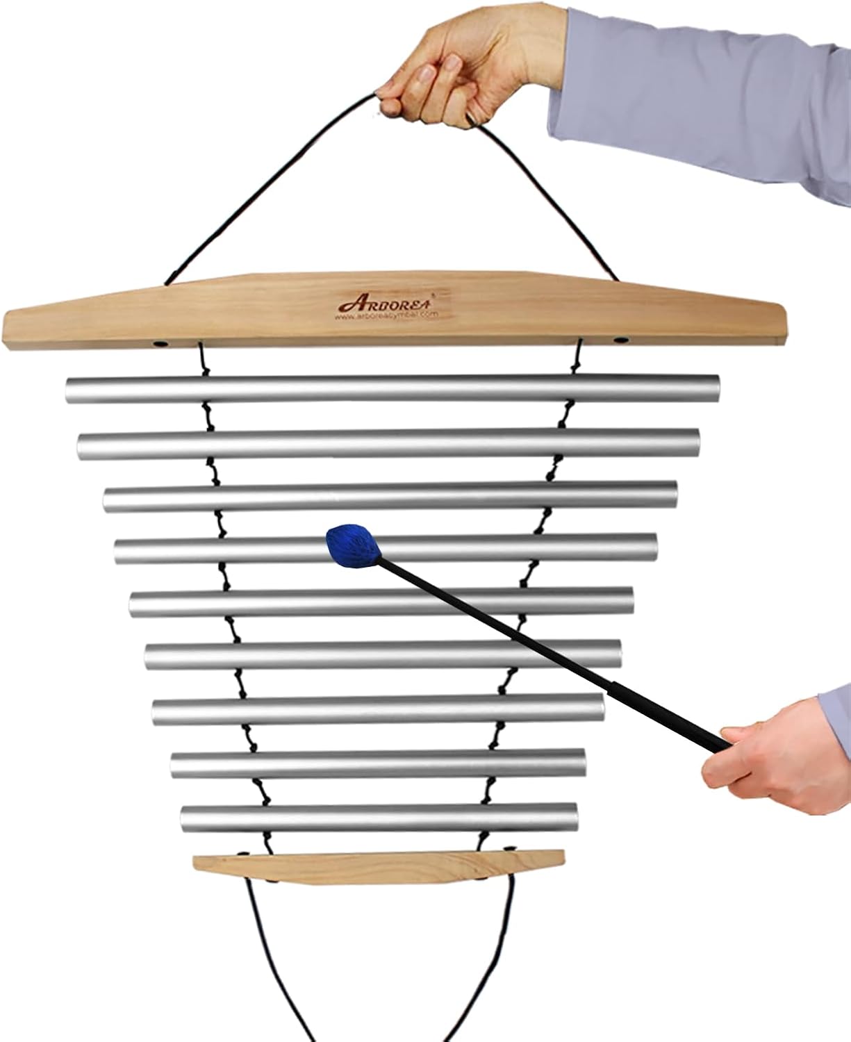 9-Tone Chime Set with Mallet for Meditation & Yoga