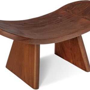 Ergonomic Wood Meditation Kneeling Bench - Yoga Seat