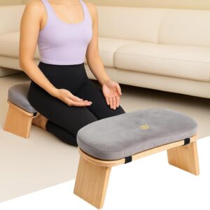 Bamboo Meditation Bench with Cushion & Bag