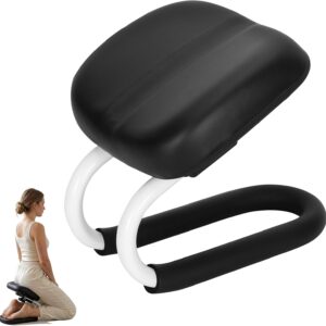 Adjustable Meditation Bench, Black Yoga Stool