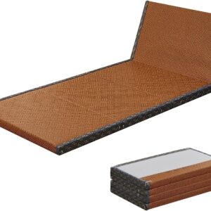 Foldable Tatami Floor Chair, 1.1in Coconut Fiber Mat