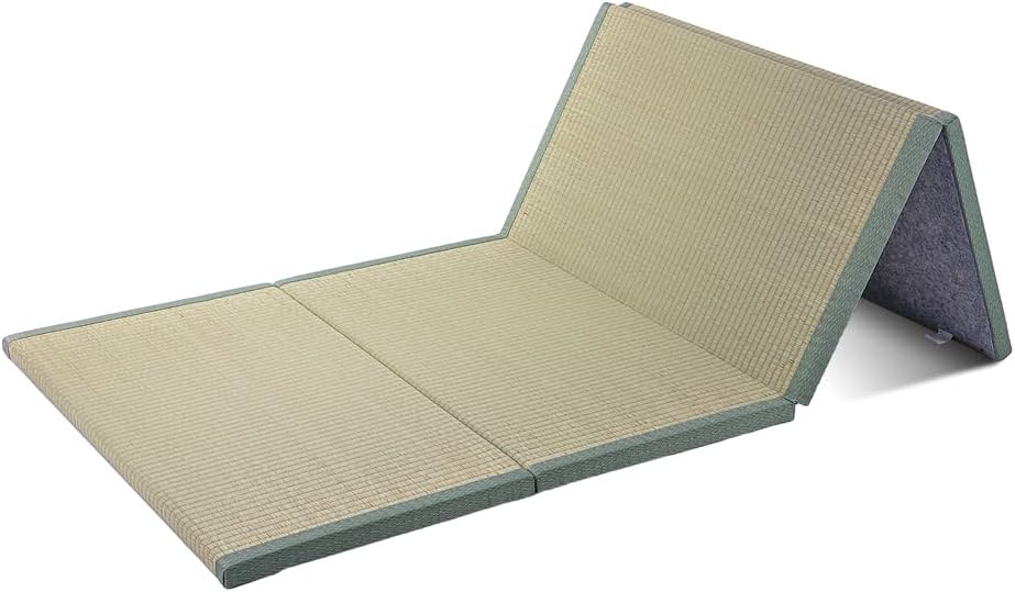 Japanese Tatami Mattress - 75x200cm Natural Rush Grass