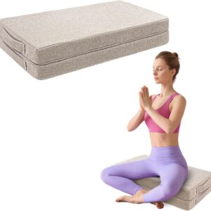 ECISZ Yoga Bolster Pillow – Meditation Floor Cushion