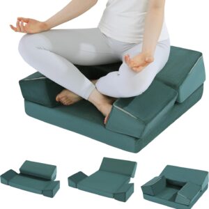 HOMBYS Meditation Pillow Set – Floor Cushion & Knee Support