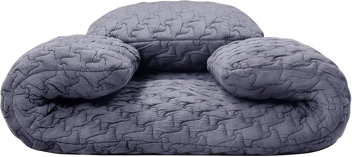 Zafu Meditation Cushion Set – Premium Floor Pillow & Yoga Bolster