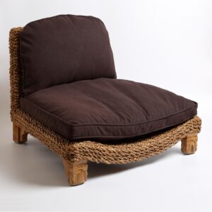 Serenity Floor Chair - Seagrass & Mangowood Meditation Seat
