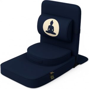 Friends of Meditation 4-in-1 Buddha Chair – Navy Blue