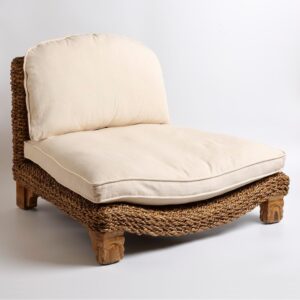 Serenity Meditation Chair - Seagrass & Mangowood Floor Seat