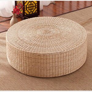 HUAWELL Eco-Friendly Straw Seat Cushion - Zen Meditation Pad