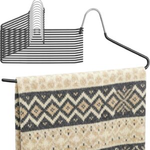 15-Pack Heavy-Duty Blanket Hangers, 13.6" Non-Slip Z-Design