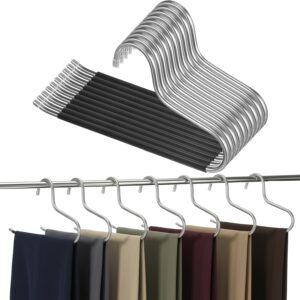 10 Pcs Heavy-Duty Open-End Pants Hangers