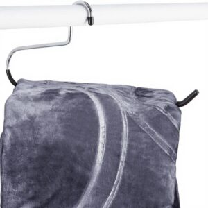 Heavy-Duty Steel Hangers Set - Organize Blankets & Towels